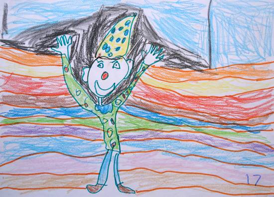 Painting by Krishna M Aadhav - Joker