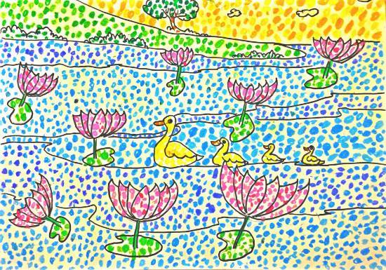 Painting by Mihika Jagtap - Nature