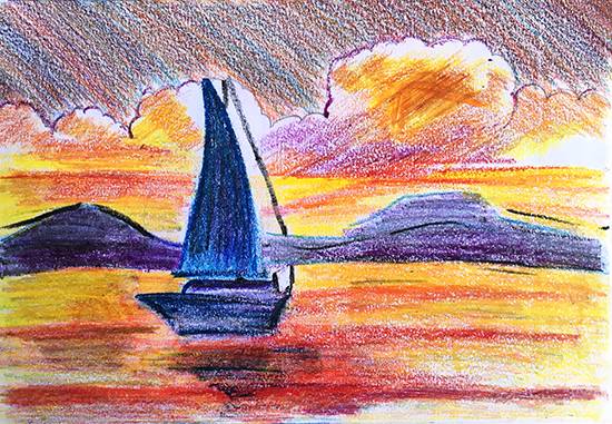 Painting by Mishika Chadha - Nature