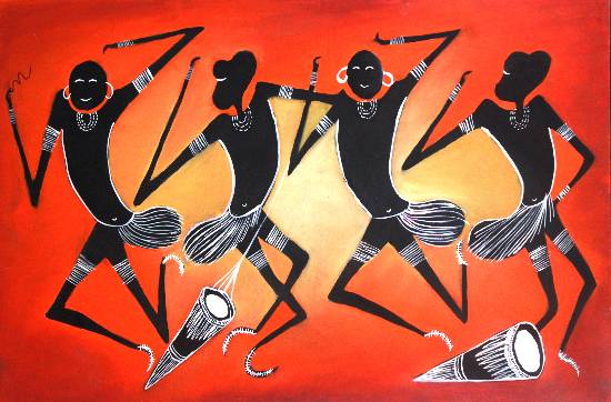 Paintings by Nupur Sinha - Tribal