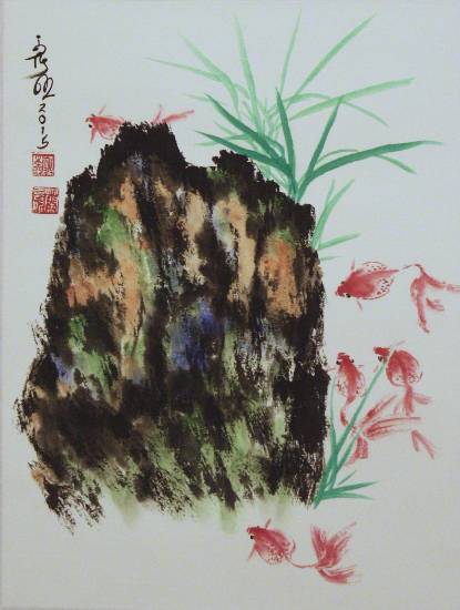 Painting by Nandini Bajekal - Synergy - 2