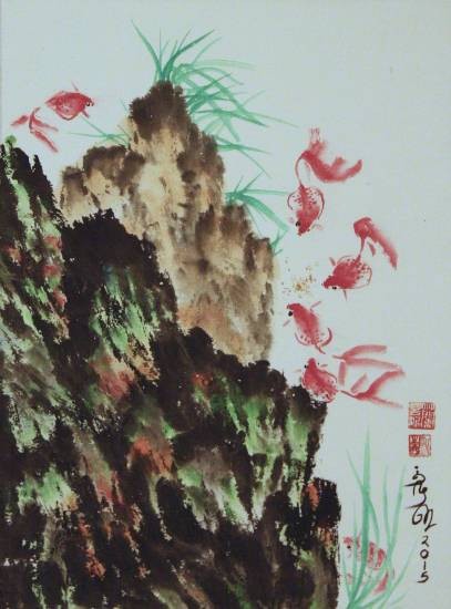 Painting by Nandini Bajekal - Synergy - 1