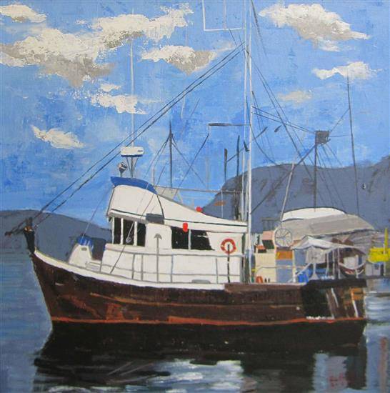 Paintings by Radhika Mondal - Large Boat