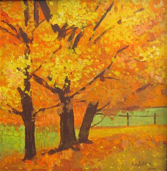 Paintings by Radhika Mondal - Trees