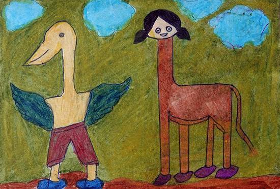 Painting by Jagruti Ibhad - conceptual art