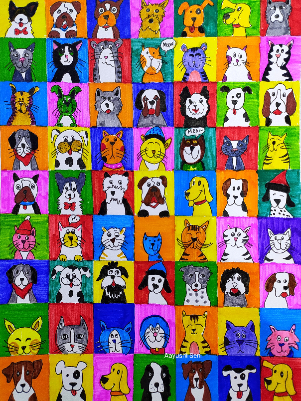 Painting by Aayushi Sen - Doodle art