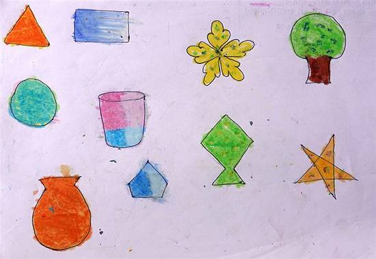 Painting by Shila Padvale - Object drawing 1