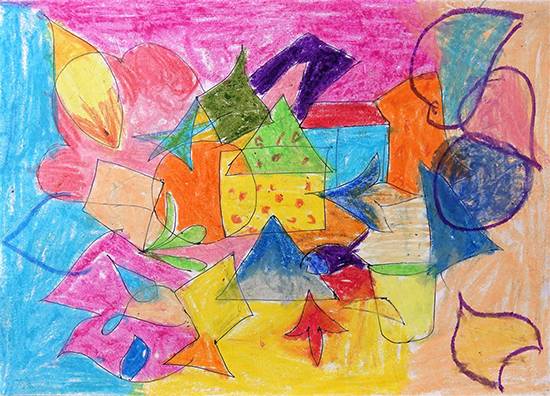 Painting by Shila Padvale - Object drawing