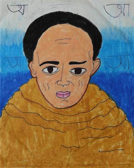 Painting by Liyana Sarkar - Ishwar Chandra Vidyasagar
