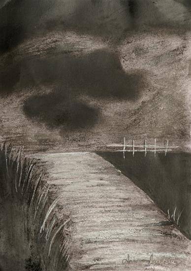 Painting by Aarna Gupta - Alone