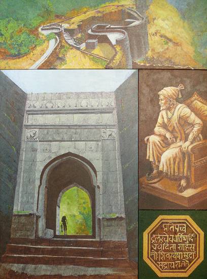 Paintings by Sandhya Ketkar - Raigad - Mahadwar