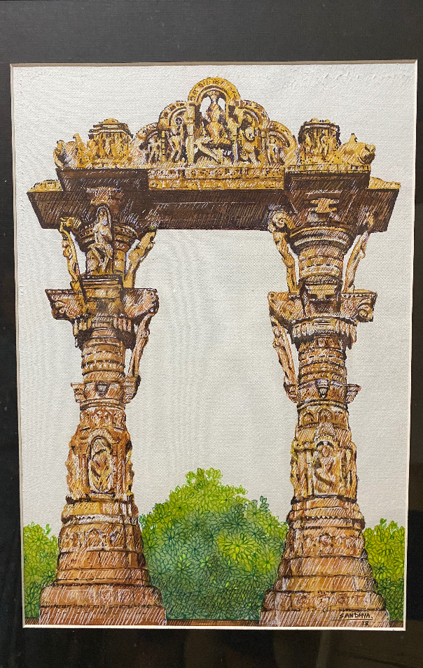 Painting by Sandhya Ketkar - Vadanagar Toran