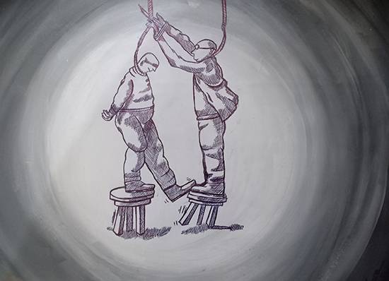 Painting by APOORVA DWIVEDI - Today's World - KALYUG