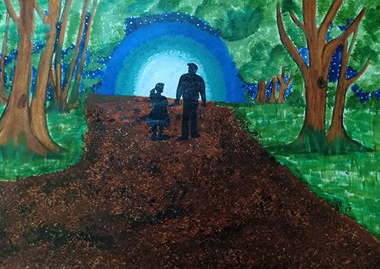 Painting by APOORVA DWIVEDI - Father