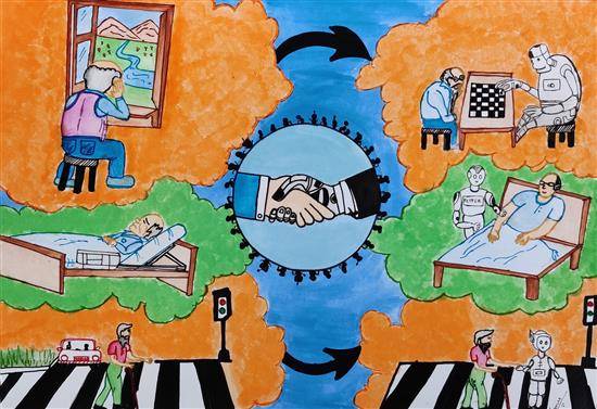 Painting by APOORVA DWIVEDI - Artificial Intelligence