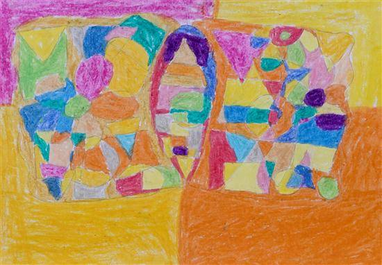 Painting by Sarika Barkya Kurhada - Geometric art