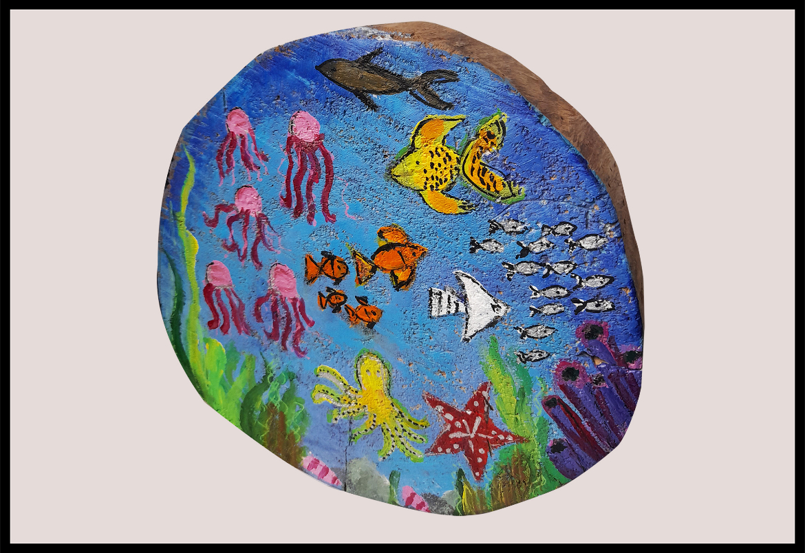 Painting by Hasini Arunkumar - Under the Sea