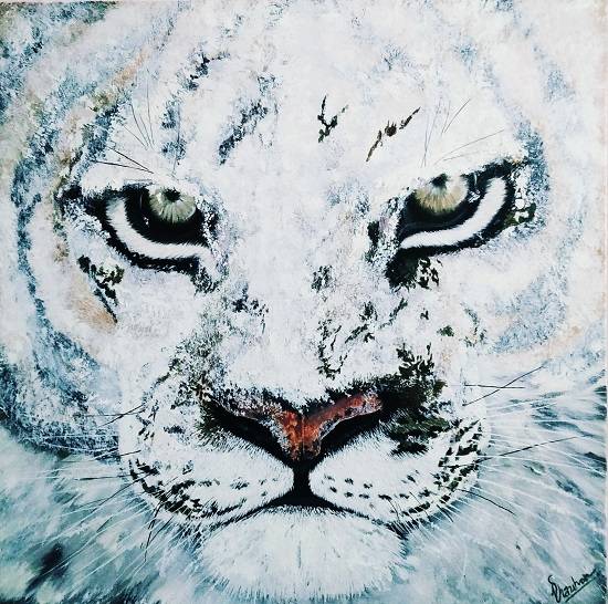 Painting by Deeksha Chauhan - The Camouflage