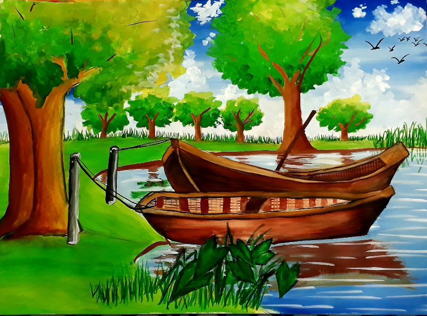 Painting by Nishtha Sharma - Tranquility