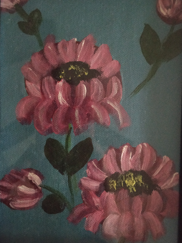 Painting by Mahathi Shanagala - Flower