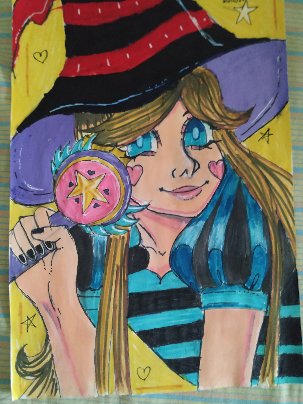 Painting by Mahathi Shanagala - A beautiful girl