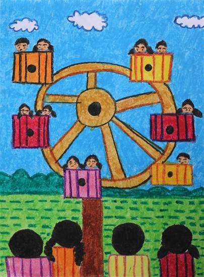 Painting by Sagata Sarkar - Mela