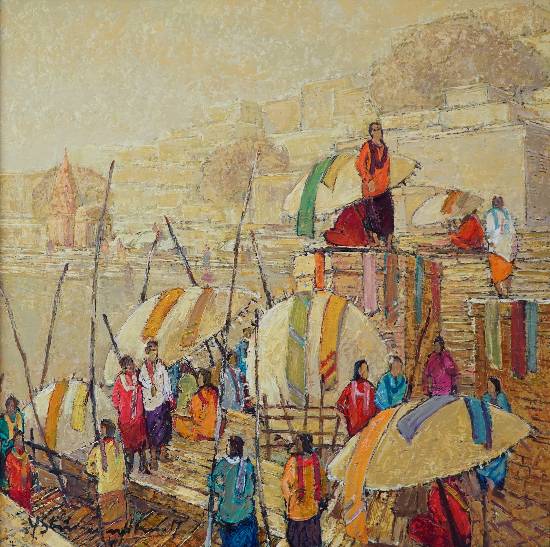Paintings by Yashwant Shirwadkar - Banaras - 43