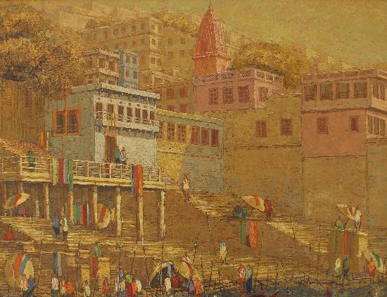 Paintings by Yashwant Shirwadkar - Banaras - 41