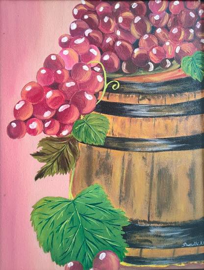 Painting by Sharadhi K V - Merry Christmas