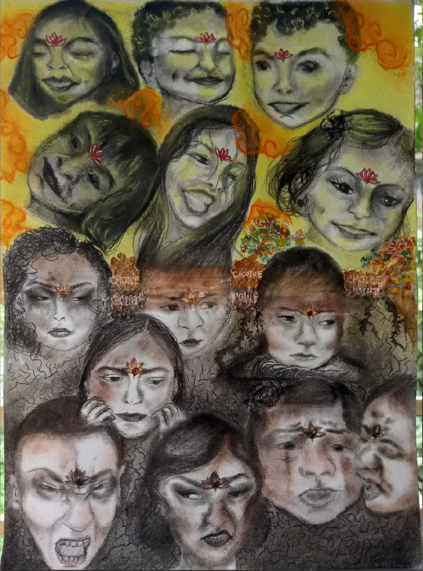 Painting by Atrayee Ghosh - Choice Point