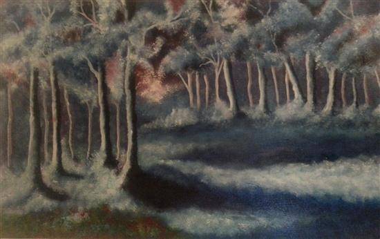 Painting by Anjalee S Goel - Pacific Blue