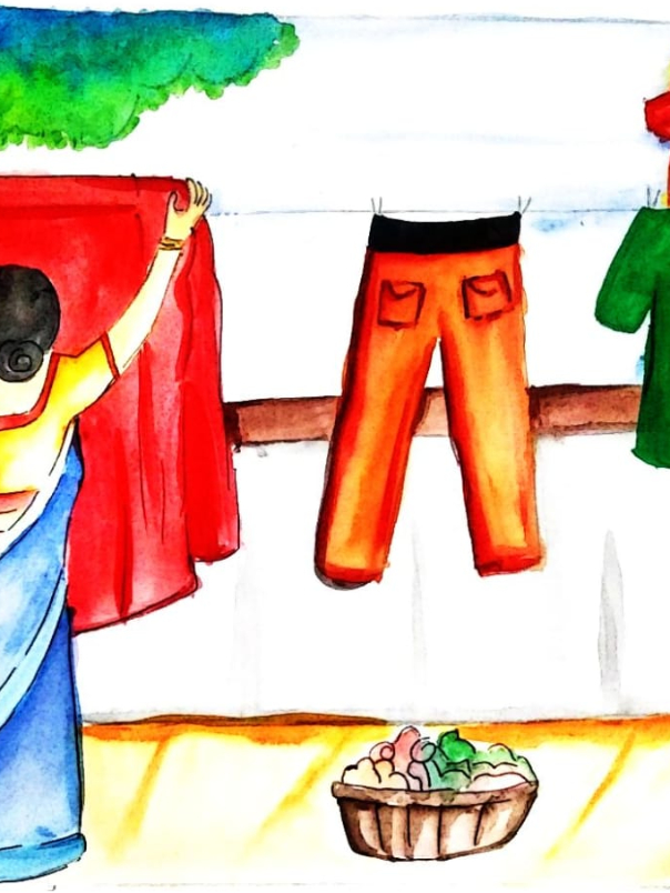 Painting by Bitan Bera - Women