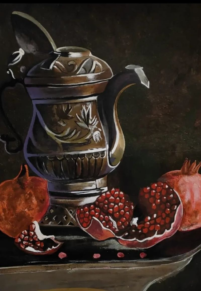 Painting by Beenish Hamid - Samovar