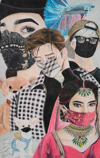 Painting by Dharitha Surgi - Hope