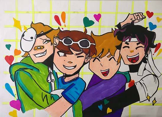 Painting by Aarna Talpade - Gaming World Of Gacha Life