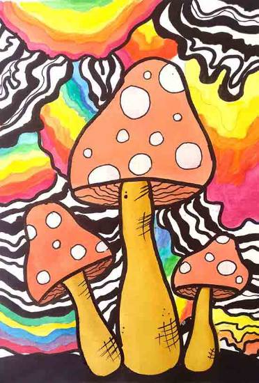 Painting by Nirmitee Gaikwad - Trippy Art