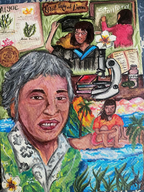 Painting by Aditi Saxena - The lady of Limu