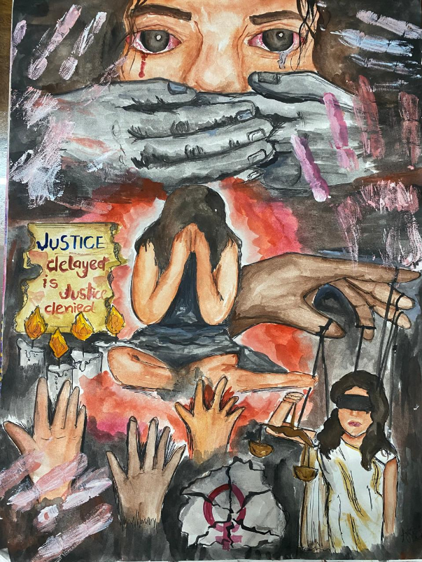 Painting by Aditi Saxena - Justice
