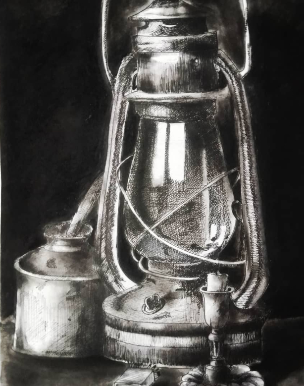 Painting by Soumil Mukherjee - Still Life