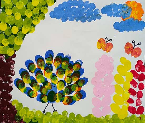 Painting by Kirav Anand - Spring Season