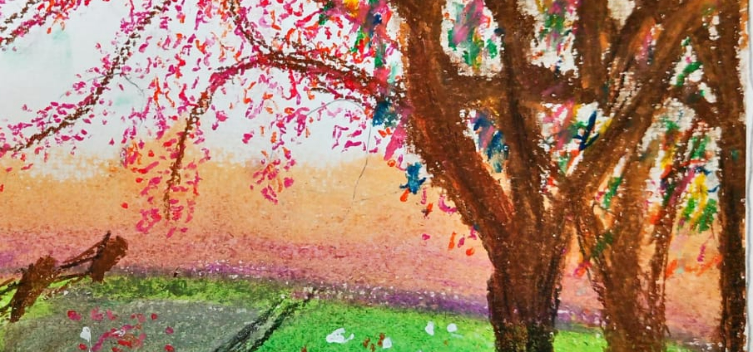 Painting by Satyarth Dixit - Blissful morning