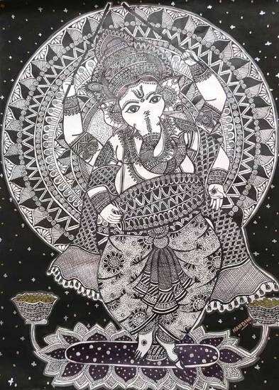 Painting by Nandini Agarwal - Mandala Art