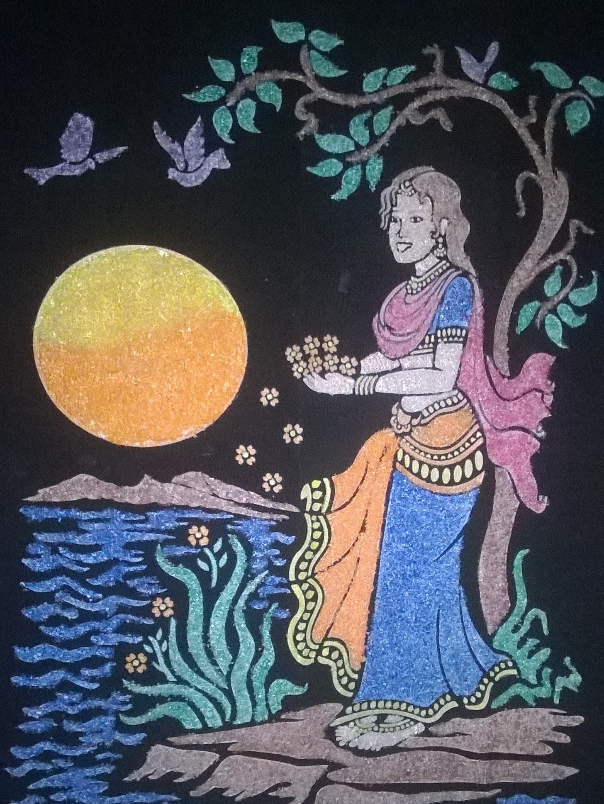 Painting by Divya Joseph - Nature beauty