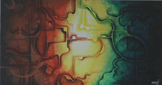 Painting by Anuj Malhotra - Nightfall 1