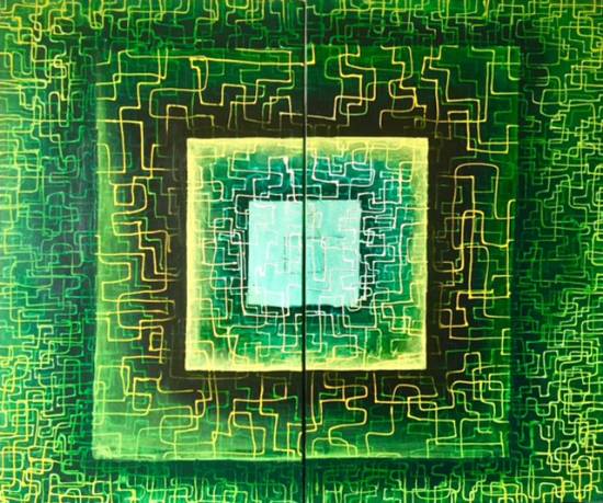 Painting by Anuj Malhotra - Fluence - 5