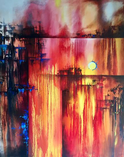 Paintings by Anuj Malhotra - Imperfect Illusion - 4