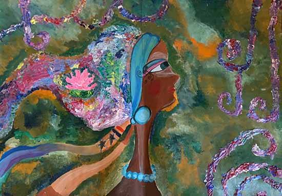 Painting by Pritika Punjabi - Pride in Forces