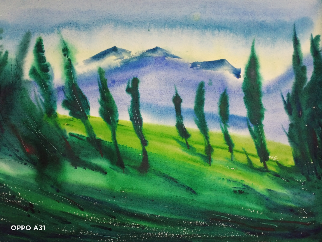 Painting by Sudipto Chakraborty - We  are Together