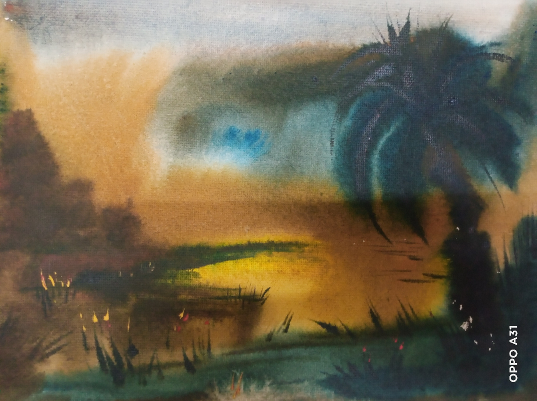 Painting by Sudipto Chakraborty - Nature