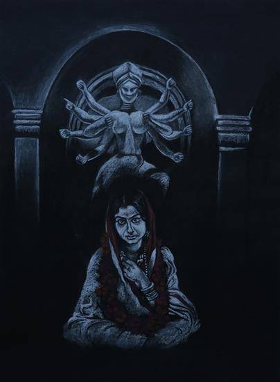 Painting by Dr. Amrita Banerjee - Manavi